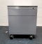 Container silbergrau, Berlin, Metall,  3 Schüben, auf Rollen, 44x80cm, h 54cm