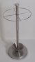 Schirmständer, Sockel und Ring verchromt