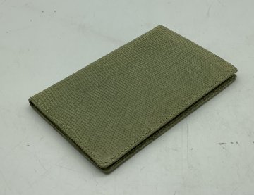 Notizbuch, Leder / Rochenhaut / Straußenleder,  DIN A6 