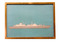 Bild, "Schiffsmodell", unter Glas, Holzrahmen, goldfarben, 50x35cm