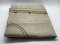 P- Tischdecke 115x140cm, beige leinen, mittig und rundum kordelstickerei in braun/grün/beige