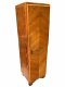 Schrank, Holz, braun, 30er, Kiefer gelackt, 1-türig, 4 Einlegeböden, 50x40cm, h 170cm, Besenschrank