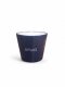 Polizei Tasse DPolG, blau mit weißem Schriftzug, h:9 cm ø9,5cm