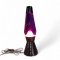 Lavalampe ASTRO VINYL EDITION, Farbspiel violet/orange, Alusockel schwarz, doppelkonisch, 1-flg. GU10, MATHMOS