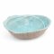 Suppenschüssel Bowl AKOYA, Porzellan helltürkis glasiert, Unterseite mattweiß, 21x19x8 - FELICITHAS ARNDT