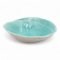 Suppenschüssel Bowl AKOYA, Porzellan helltürkis glasiert, Unterseite mattweiß, 21x19x8 - FELICITHAS ARNDT