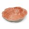 Schale PAUA SUGAR 10, Porzellan coral/ rosé glasiert, Unterseite weiß, ø11,5xH3,5 - FELICITHAS ARNDT
