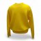 Pullover gelb Wolle, Rundhals, breite Bündchen, American Vintage