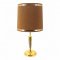 Tischlampe BANKAMP, Messing, Pokalform, runder Fuß Ø16, 1 flg. E27 max.60W, H42