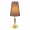 Tischlampe BANKAMP, Messing, Pokalform, runder Fuß Ø16, 1 flg. E27 max.60W, H42