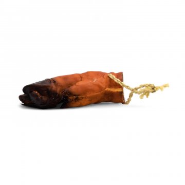 Schweinepfote DÖRING, K.stoff braun, Kordelaufhängung, L16