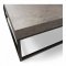Couchtisch ELLIS, Platte Betonoptik, Rahmengestell Metall schwarz, B75xH38xT75