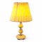 Nachttischlampe, Marmordesign, schwarze Fassung, 1 flg. E14 max.40W, H21, Ø10