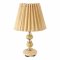 Nachttischlampe, Marmordesign, schwarze Fassung, 1 flg. E14 max.40W, H21, Ø10