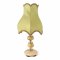 Nachttischlampe, Marmordesign, schwarze Fassung, 1 flg. E14 max.40W, H21, Ø10
