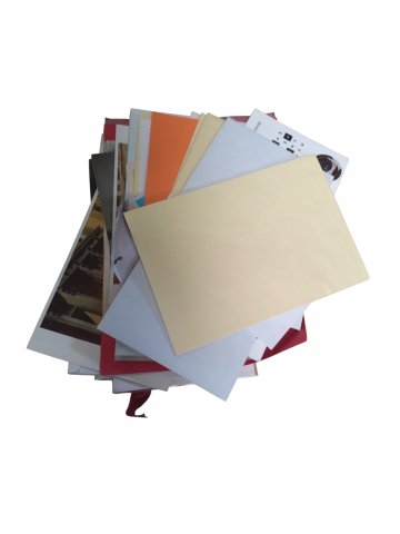 Stapel Briefe/Postkarten, Papier, teilweise im Umschlag, beschriftet, unsortiert, DIVERS,BEISPIELBILD