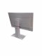 Flachbildmonitor ARZT, Front/ Fuß höhenverstellbar, weiss, Bildschirm 56 x37 cm, ohne Funktion