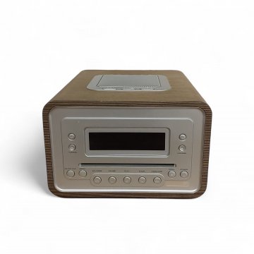 CD-Radio Cubo, Wenge dunkelbraun Quader mit abgerundeten Ecken, 24x14x21,5, Sonoro