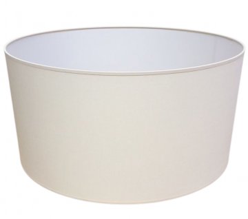 Lampenschirm SHELBY creme zylindrisch, ø50cm, h 25cm