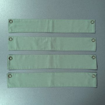 Dekorips 10x65 Halteband, redegagrün, Raffband