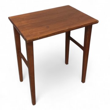 Satztisch, Teak, Beine konisch, B46xT32xH52