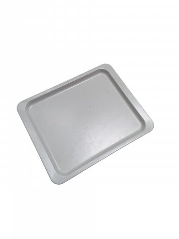 Tablett Melamin hellgrau, 26,5x1,5x32,5cm