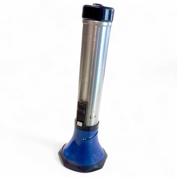 Taschenlampe DAIMON, Metall blau-silber, L24 DEKO