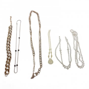 Schmuck, Deko, für Schatzkästchen , 20 Teile, Armreifen, Ketten, Uhren und Ring, in Tüte