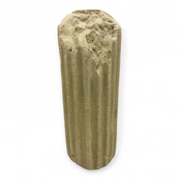 Säule, H120 Ø45, Styropor grün/beige, kanneliert