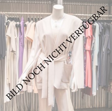 Poncho creme/gold Mohair/Lurex lose gestrickt m. Umschlag m. Halteschlaufe u. Fansen