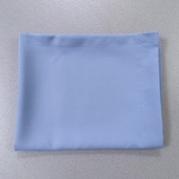 Tischdecke 175x140 mittelblau, Synthetik, fließend