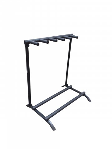 Gitarrenständer, Multirack, für 5 Gitarren, klappbar, Gitarren nicht enthalten, 73 x 46 x 60 cm