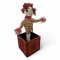 Horrorclown, Jack in the box, Box 50x50x50cm, H 140, B 90