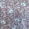 Dekostoff 110x60 altrosa weißes florales Muster, Kücke