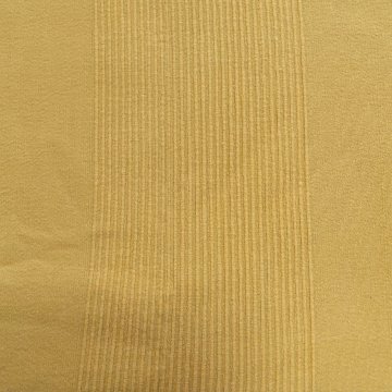 Tagesdecke 230x240 gelb Leinen, Streifenstruktur