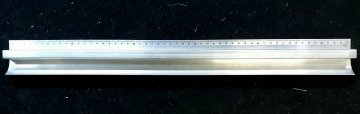 Lineal / Tapetenschneider, Aluminium, 54cm