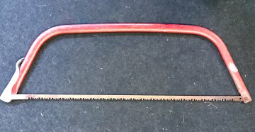 Bügelsäge / Säge, rot, 100cm