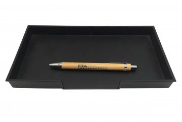 Stiftablage schwarz Metall / Kunststoff