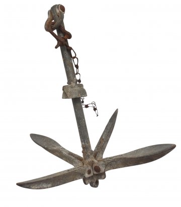Faltanker / Klappanker / Anker, Patina