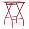 Klapptisch Baila, Outdoor, Gestell Alu pulverbeschichtet, blaugrün und rot, H/B/T 76x60x60