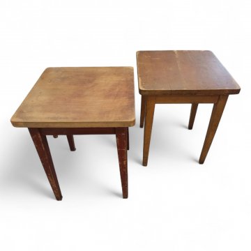 Kneipentisch, Holz braun, Beine konisch, 60x60x74