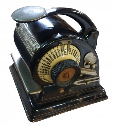 Protectograph, schwarz, Vintage , um 1900