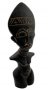 Figur, Afrikanisch, Holz geschnitzt / bemalt, Diverse