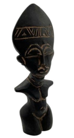 Figur, Afrikanisch, Holz geschnitzt / bemalt, Diverse