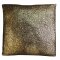 Kissen 45x45, gold glänzend, wie Schlangenhaut