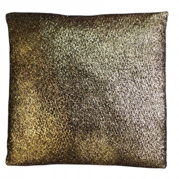 Kissen 45x45, gold glänzend, wie Schlangenhaut