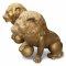 Löwe, FB, Styropor gold,  L/H/B 87x98x57