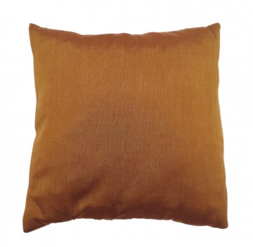 Kissen 35x35, bronze, glänzend, Seidenoptik