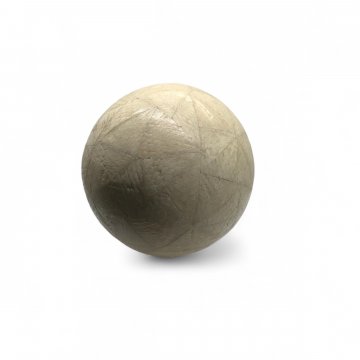 Deko Kugel, Reptilienhaut Oberfläche, beige, D: 28cm
