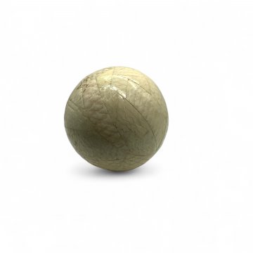 Deko Kugel, Reptilienhaut Oberfläche, beige, D: 20cm